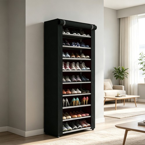 Tall shoe storage cabinet - tall,
