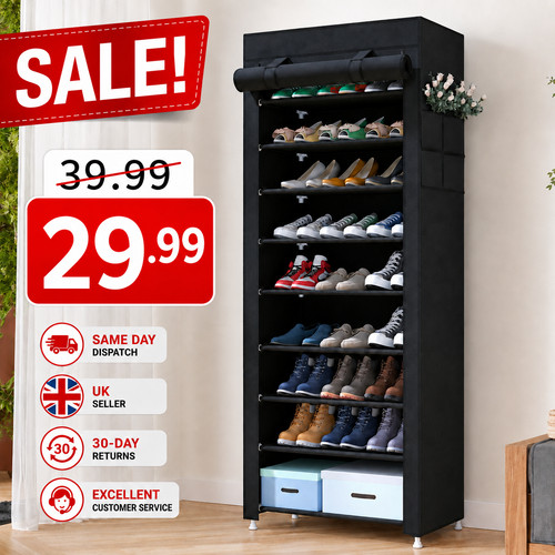 Tier shoes rack - 10, storage