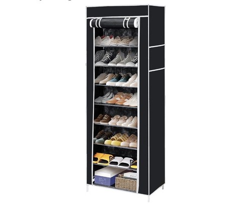 Tier shoe rack - 10, dust