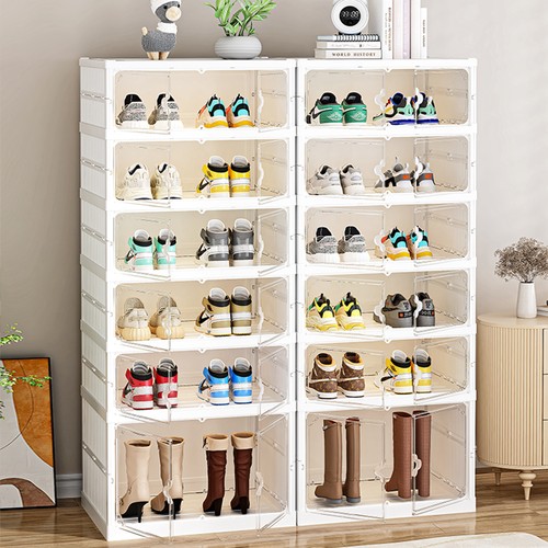 Folding shoe storage - folding, rack
