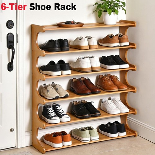 Tier wooden shoe rack - tier,