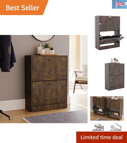 Elegant dark wood - elegant, 2-drawer