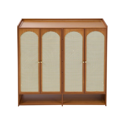 Wooden shoe cabinet - storage, 4