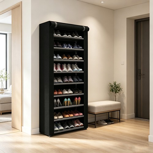 Tier shoe rack - rack, dustproof