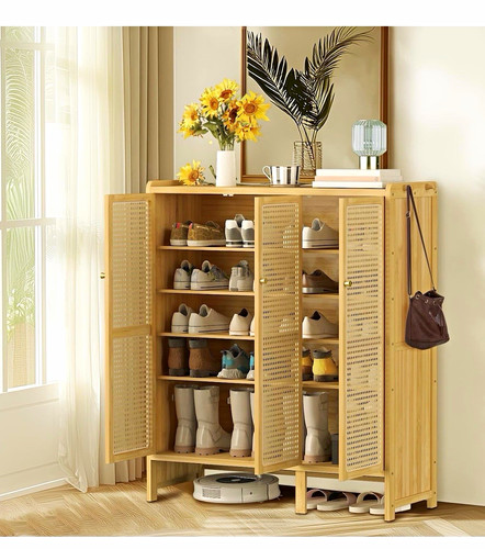 Unho bamboo shoe cabinet - unho,