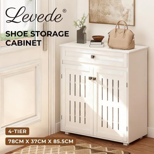 Levede shoe cabinet tier - cabinet, 4-tier